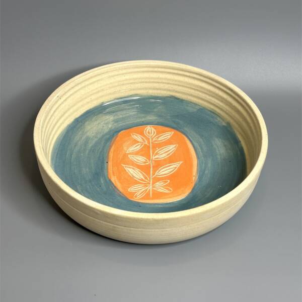 Blue Salad Bowl - Image 5