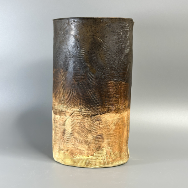 Metallic Brown Vase - Image 6